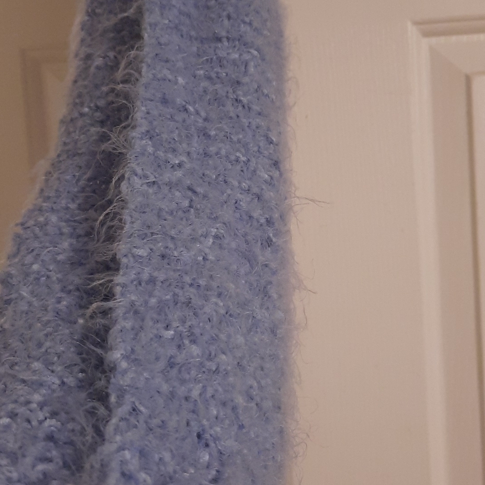 Soft blue ,  no tag Vintage scarf